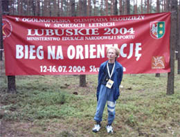 Nasz trener Witold Sochacki - OOM Lubuskie 2004 - Skwierzyna