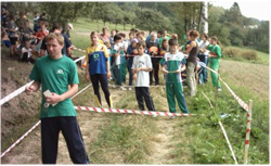Na starcie. Mistrzostwa UKS-ów woj. małopolskiego w BnO - Tymbark 2005.